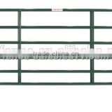 5 foot 12 foot cattle panel hot dip galvanized or powder coated 6 rails rould piping cattle fence panel
