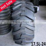Rear Tractor Tire Backhoe Tire 17.5L-24 thumbnail-1