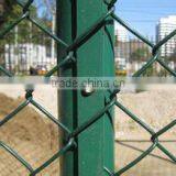 .com Golden Supplier High Quality Perimeter Fence/Chain Link Fence Top Barbed Wire/cyclone Fence