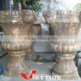 Hand Carved Marble Flowerpots thumbnail-1