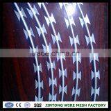 Crossed Welded Concertina Diamond Razor Wire Mesh Fence thumbnail-3