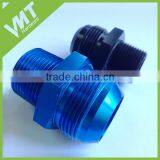 Black Blue Anodized AN4 M10*1.5 AN Fittings 4AN to 1/8 NPT thumbnail-1