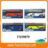 Plastic Toy Bus, School Bus Toy, Vehicle Toys thumbnail-5