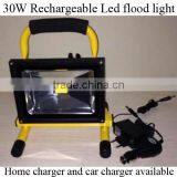 Portable High Quality 30W Rechargeable Led Flood Light thumbnail-2