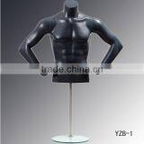 Cheap Realistic Adjustable Half Body Torso Male Mannequins on Sale