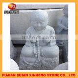 Natural Stone Carved Cute Little Monk for Taking Prayer Beads thumbnail-5