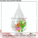 Decorative Hanging Glass Goldfish Bowl YGF1102B thumbnail-1