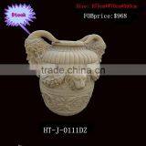 Natural Stone Pedestal With Lion Head thumbnail-1