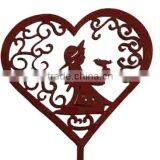 Christmas Decoration Handmade Beautiful Metal Heart thumbnail-1