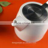 Wholesale Custom Logo Large White Ceramic Water Teapot Warmer thumbnail-2