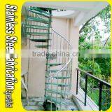 Aluminum Handrails Integral Sell Small Glass Spiral Staircase thumbnail-4