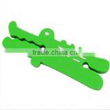 Wholesale Stock Small Order Plastic Crocodile Earphone Cable Winders thumbnail-1