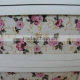 Modern Design White Wooden Cabinet With Wicker Drawers thumbnail-1