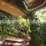 2017 fancy design fake green plant wall for wall ornament