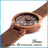 Top Brand Wooden Wrist Watch Bamboo Wood Watch Case thumbnail-3