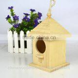 Wholesale Natural Pine Wood Bird Houses thumbnail-1