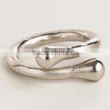 Nickel Plated Wedding Napkin Ring for Decor