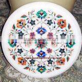Antique Makarana Pietra Dura Marble Inlay Table Tops thumbnail-1