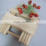 Small Wooden Wood Stool Bench Stool for Adult Vintage Chinese Craft Retro thumbnail-2