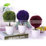 GNW GP010 Fake Artificial Coloured Plant Pots for Office Table Decoration thumbnail-3