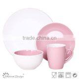 Blue and White Eco Round Glazed Western Dinner Set thumbnail-3