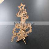 Creative Hollow Carving Christmas Wooden Christmas Tree For Decoration thumbnail-1