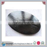 Handmade Painting Oval Shape Home Use Wooden Dinner Tray Plate Mat thumbnail-2