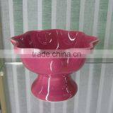 Flower Shape Ceramic Ice Cream Sundae Bowls thumbnail-1