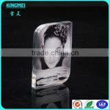 KM-VP50 Factory Custom Absolutely Clear Acrylic Beauty Girl L-shaped Photo Frame & Picture Frame thumbnail-2