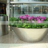 Marine Grade Stainless Steel Large Floor Decorative Vase thumbnail-1