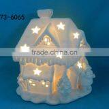 Hot Sell Home Ornament Ceramic Christmas House thumbnail-5