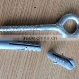 Metal Cup Hooks Eye Shape Screw Hooks Self-tapping Screws Hooks Ring thumbnail-1