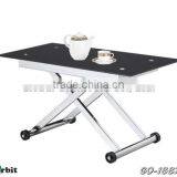 Square Modern Folding MDF Coffee Table, Colorful Living Room Wooden Table thumbnail-3