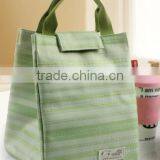 600D Stripe Cooler Bag With Tote Hand for Ladies thumbnail-2