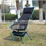 2016 New Outdoor Aluminum Alloy Extended Edition Moon Chair Folding Portable Fishing Chair Director Chair With Pillows thumbnail-4