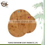 Personalized Design Kitchen Vegetable Round Bamboo 3-piece Cutting Board thumbnail-2