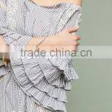 2017 Wome Clothing Dress Boho Ruffled Sleeves Embroidered Shift Names Of Girls Dress HSd5163 thumbnail-3