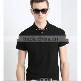 2016 Handsome Young Man Basic Blank Tshirt no Label pk Polo T-shirt thumbnail-4