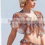 2015 Hot Sex Three Piece High Quality Leopard Print Sexy Swimsuit, Bikini,beachwear thumbnail-3