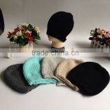 Soft & Warm Cheap Price Acrylic Fashion Knitted Hat Factory in Five Colors thumbnail-4