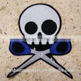 Custom High Quality Embroidered Creative Skulls Patch for Clothes Embroidery Patch Made in China Choose Size/color thumbnail-3