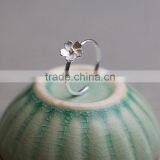 Love Gifts Flower Rings Size Agjustable Women Rings Wholesale Ladies Ring Designs thumbnail-1