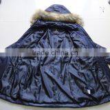 Women Fake Fur Hood Suede Winter Long Jacket thumbnail-3