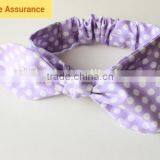2015 Latest Hot Selling Baby Bow Cotton Headband thumbnail-5