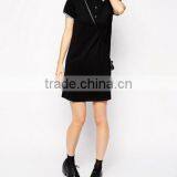 2015 Women Fashion Short Sleeve Polo Shirt Dress thumbnail-4