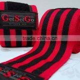 Custom Power Weight Lifting Knee Wraps Super thumbnail-6