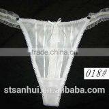Transparent Panties Ladies Plain White G-strings Wholesale From China