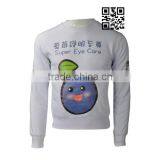 Wrinkle Free CVC Fabric Mens Printing Pullover Sweatshirt Hoodie thumbnail-2