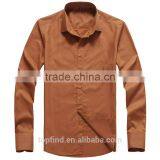 China Supplier Oem Classic Solid Color Mens Dress Shirt European Collar European Size thumbnail-2
