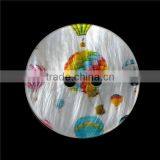 Wholesale Scrapbooking Round Natural Two Holes Fire Balloon Pattern Shell Sewing Button thumbnail-3